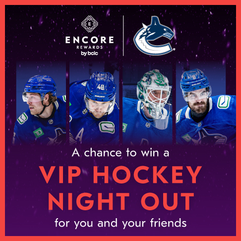 A chance to win a VIP hockey night out for you and your friends