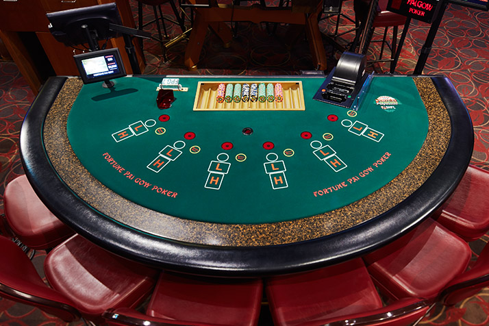 Poker table