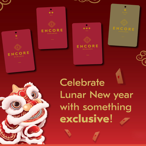 Red Encore Rewards card