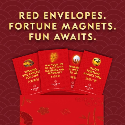 Red Envelopes. Fortune Magnets. Fun Awaits.