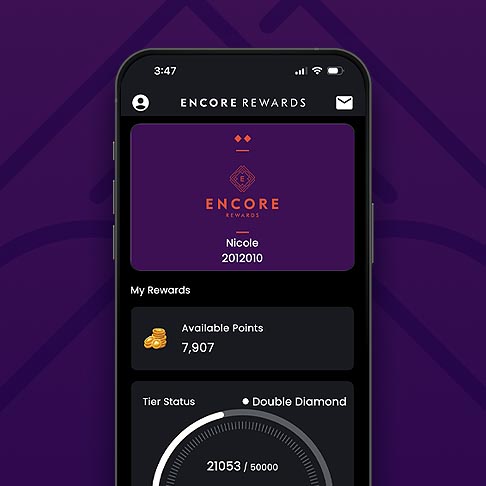 Encore Rewards app