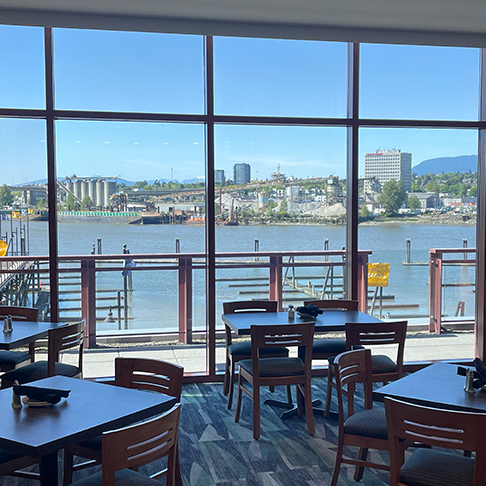 river rock buffet image